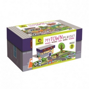 Lisciani LUDATTICA PLAYSET MY TOWN Гараж - Детски 3D пъзел
